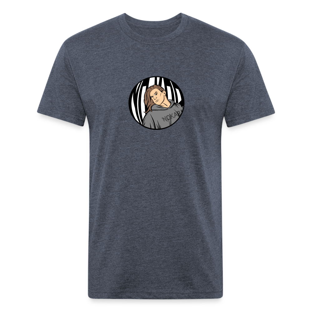 NoKap logo - heather navy