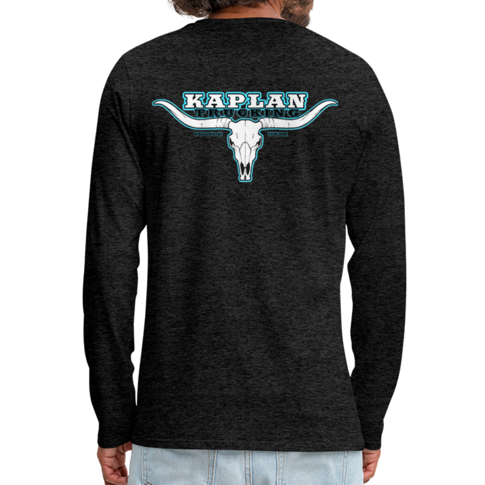 Men's Premium Long Sleeve T-Shirt - charcoal grey