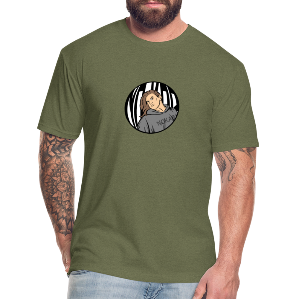 NoKap logo - heather military green