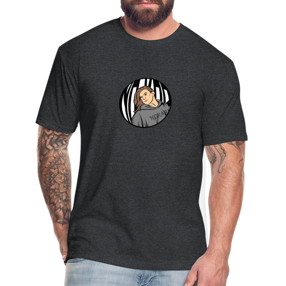 NoKap logo - heather black