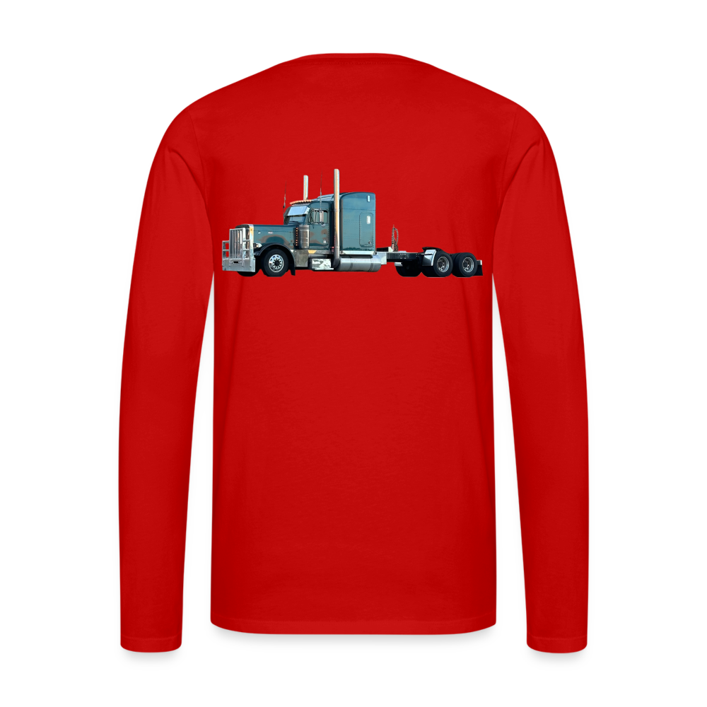 Men's Premium Long Sleeve T-Shirt - red