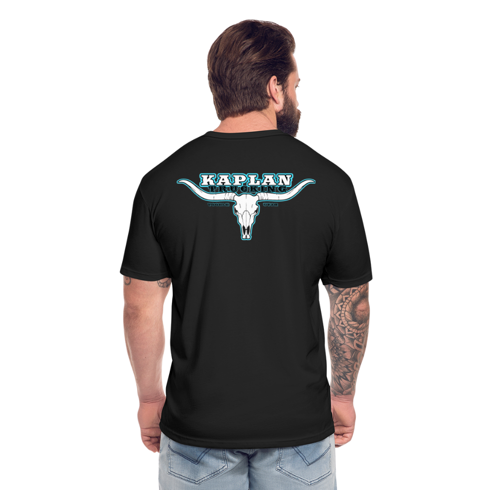 Fitted Cotton/Poly T-Shirt by Next Level - black