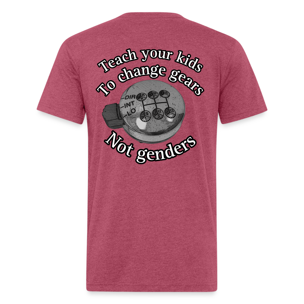 Change Gears - heather burgundy