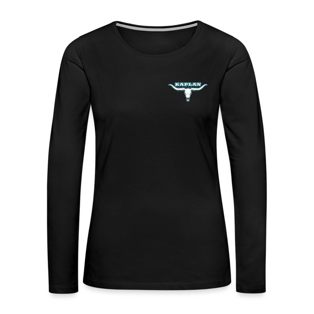 Women's Premium Long Sleeve T-Shirt - black