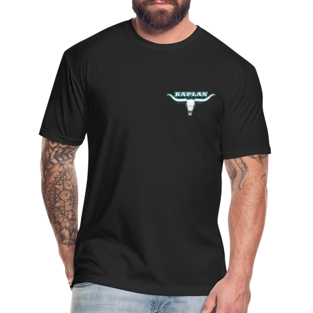 Fitted Cotton/Poly T-Shirt by Next Level - black