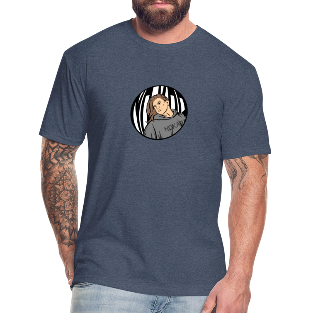 NoKap logo - heather navy