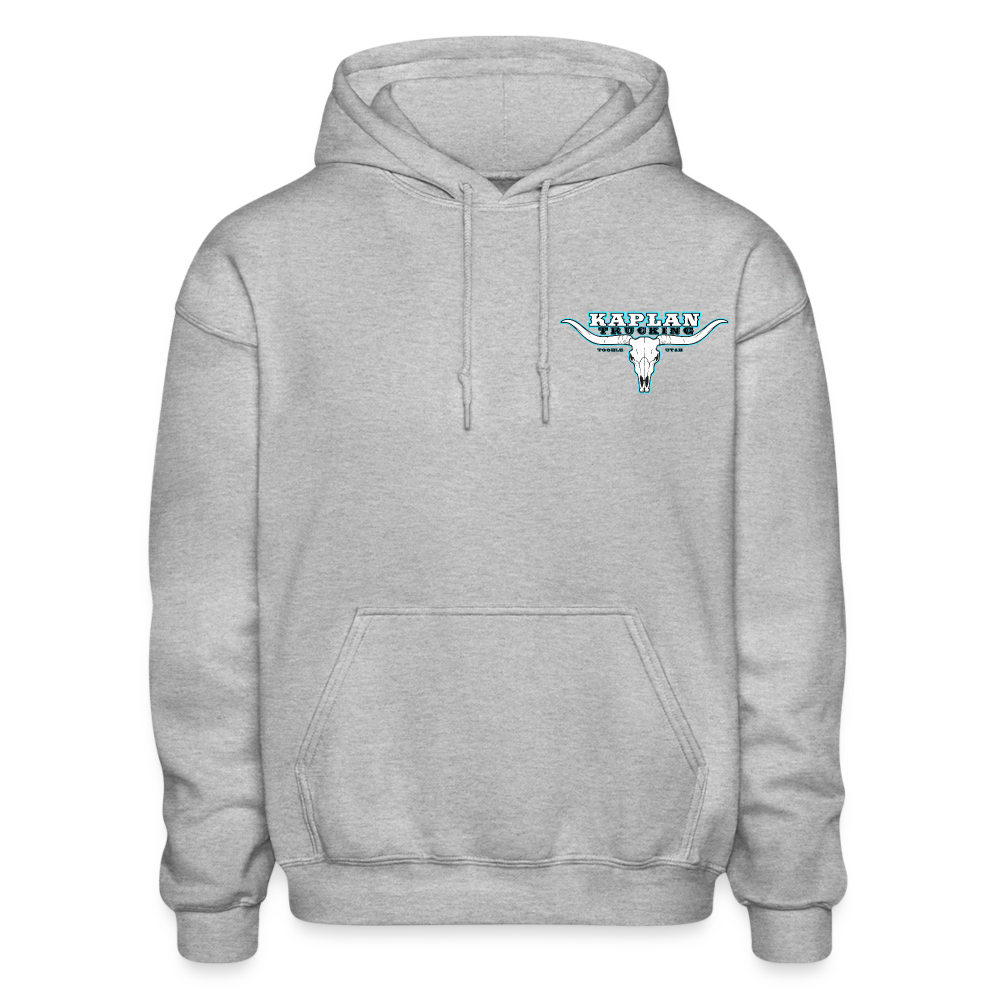 Kaplan trucking logo - heather gray