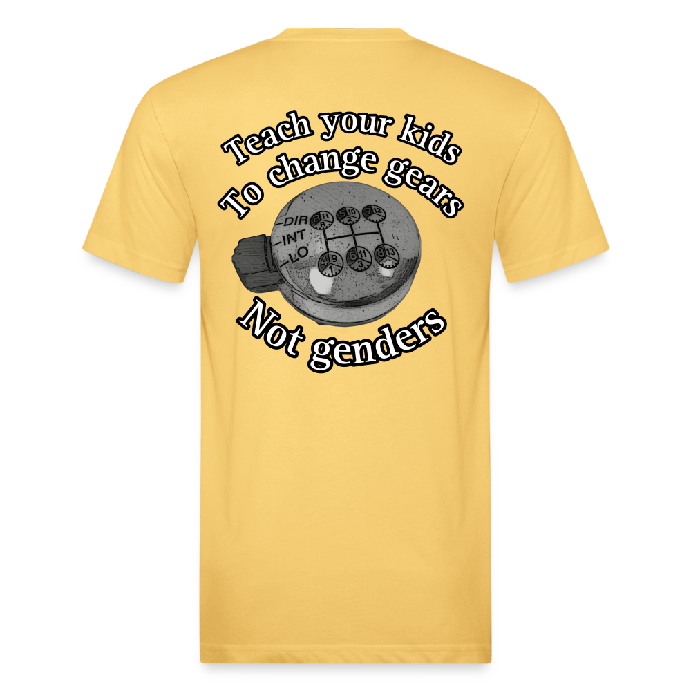 Change Gears - pastel yellow