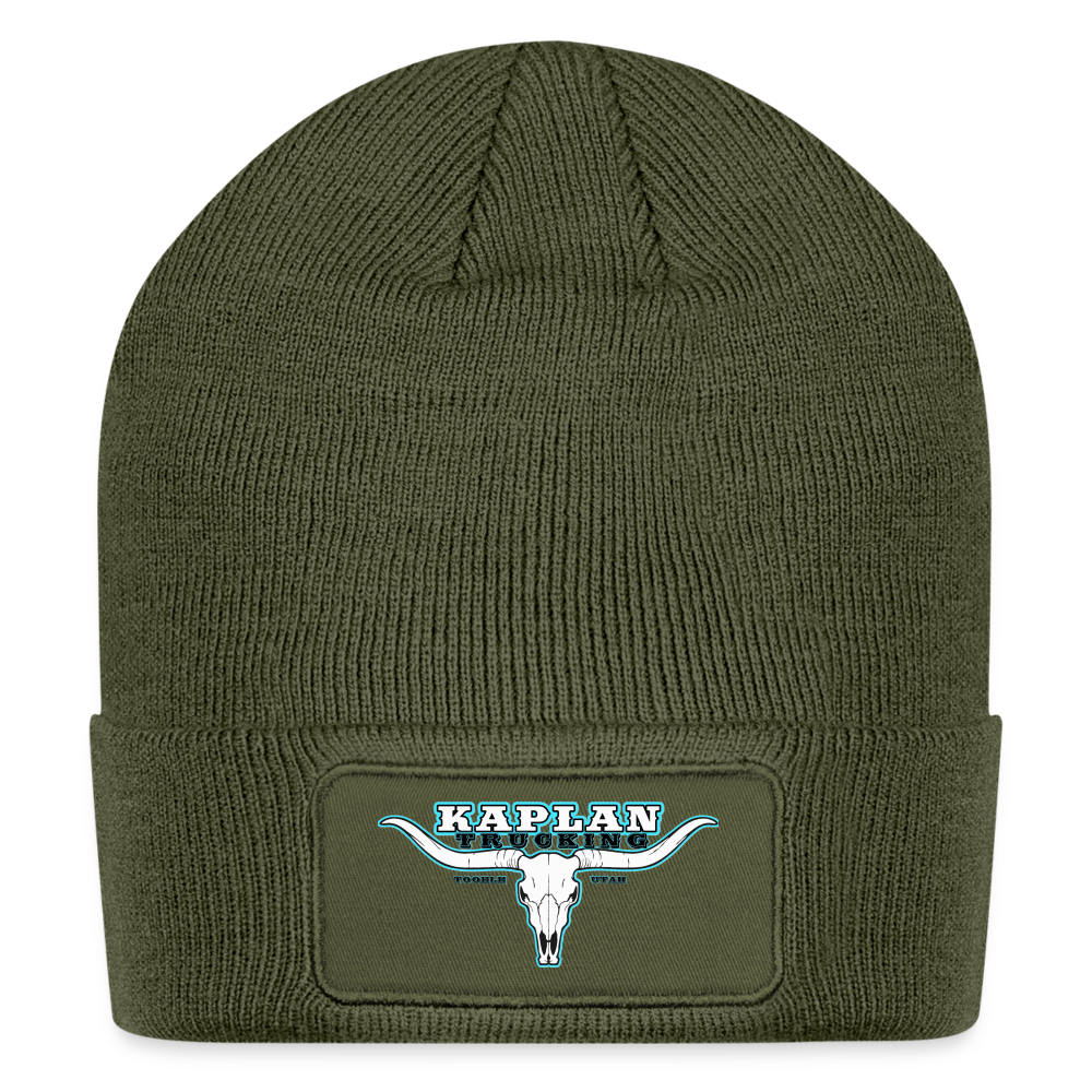 Patch Beanie - olive