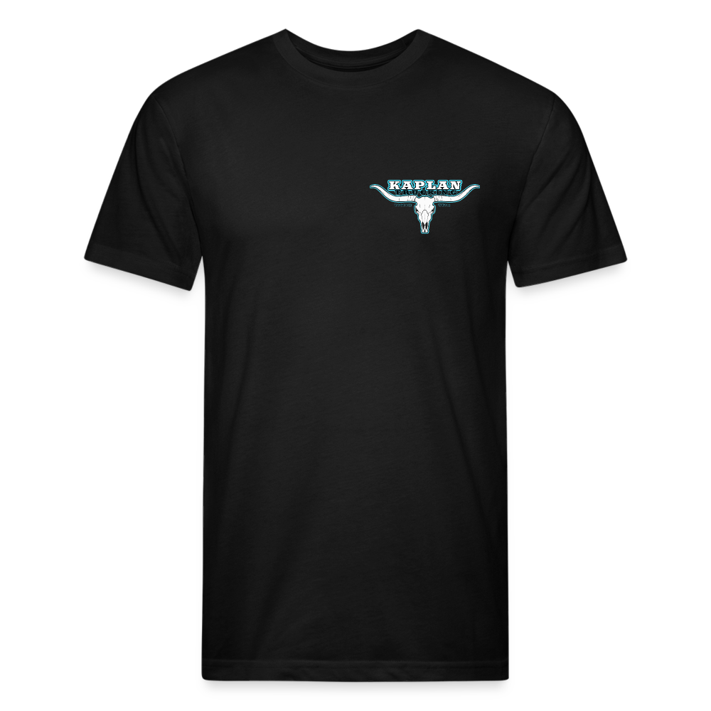 Fitted Cotton/Poly T-Shirt by Next Level - black