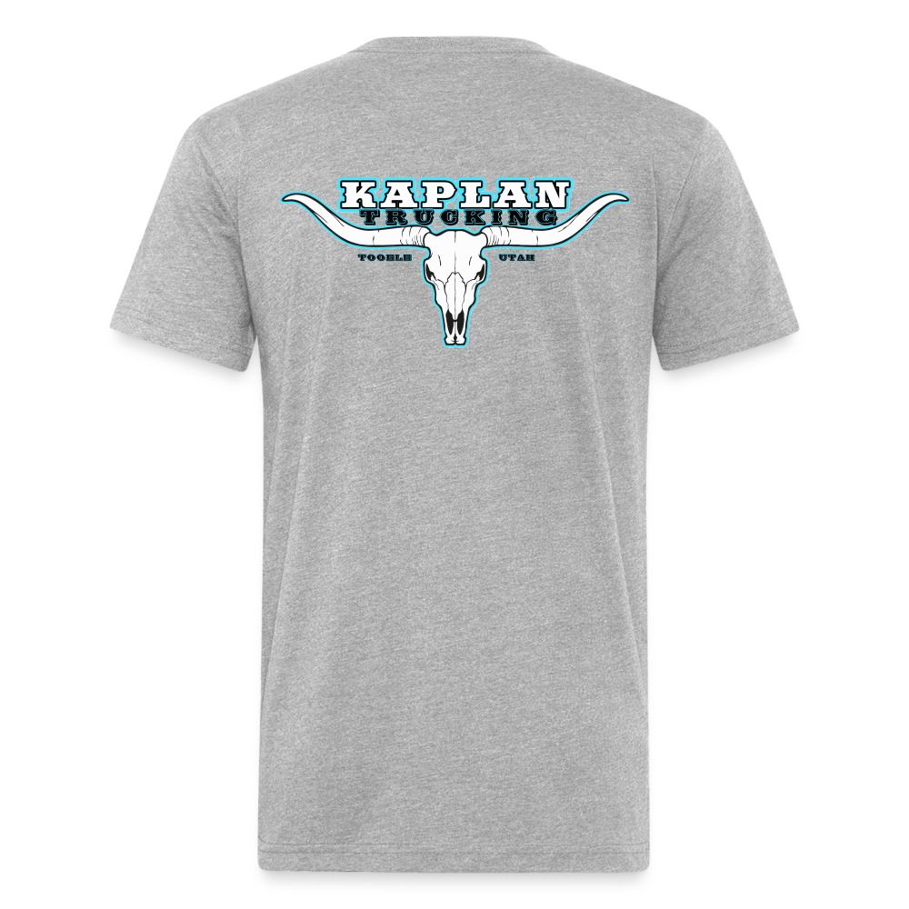 Fitted Cotton/Poly T-Shirt by Next Level - heather gray