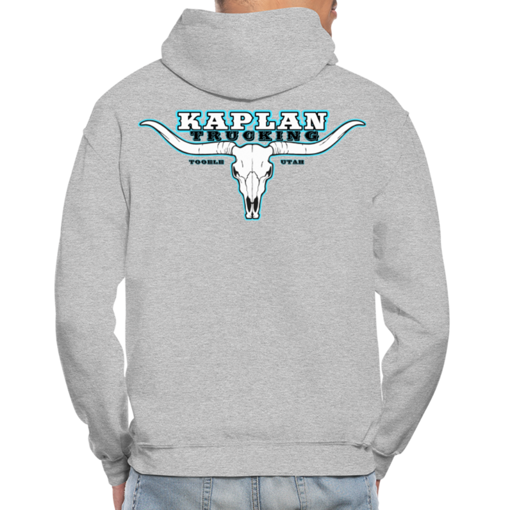 Kaplan trucking logo - heather gray