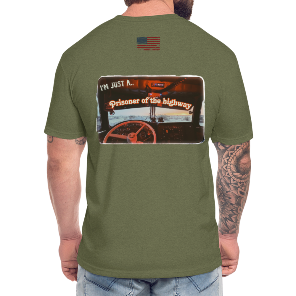 Prisoner of the highway - heather military green
