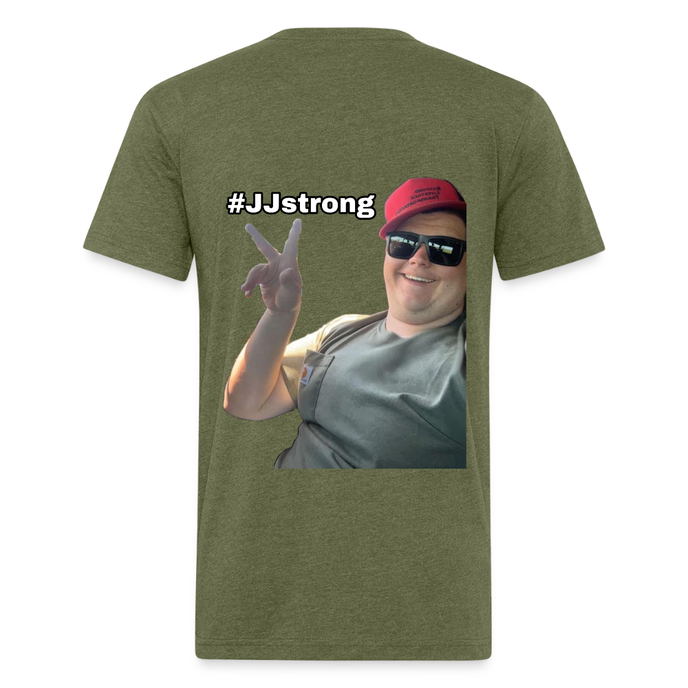 JJ Strong - heather military green