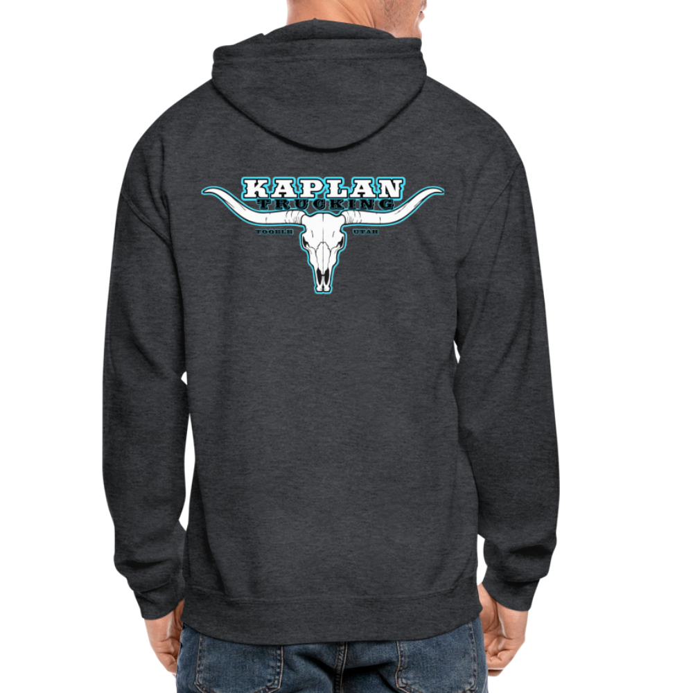 Kaplan Trucking logo - deep heather