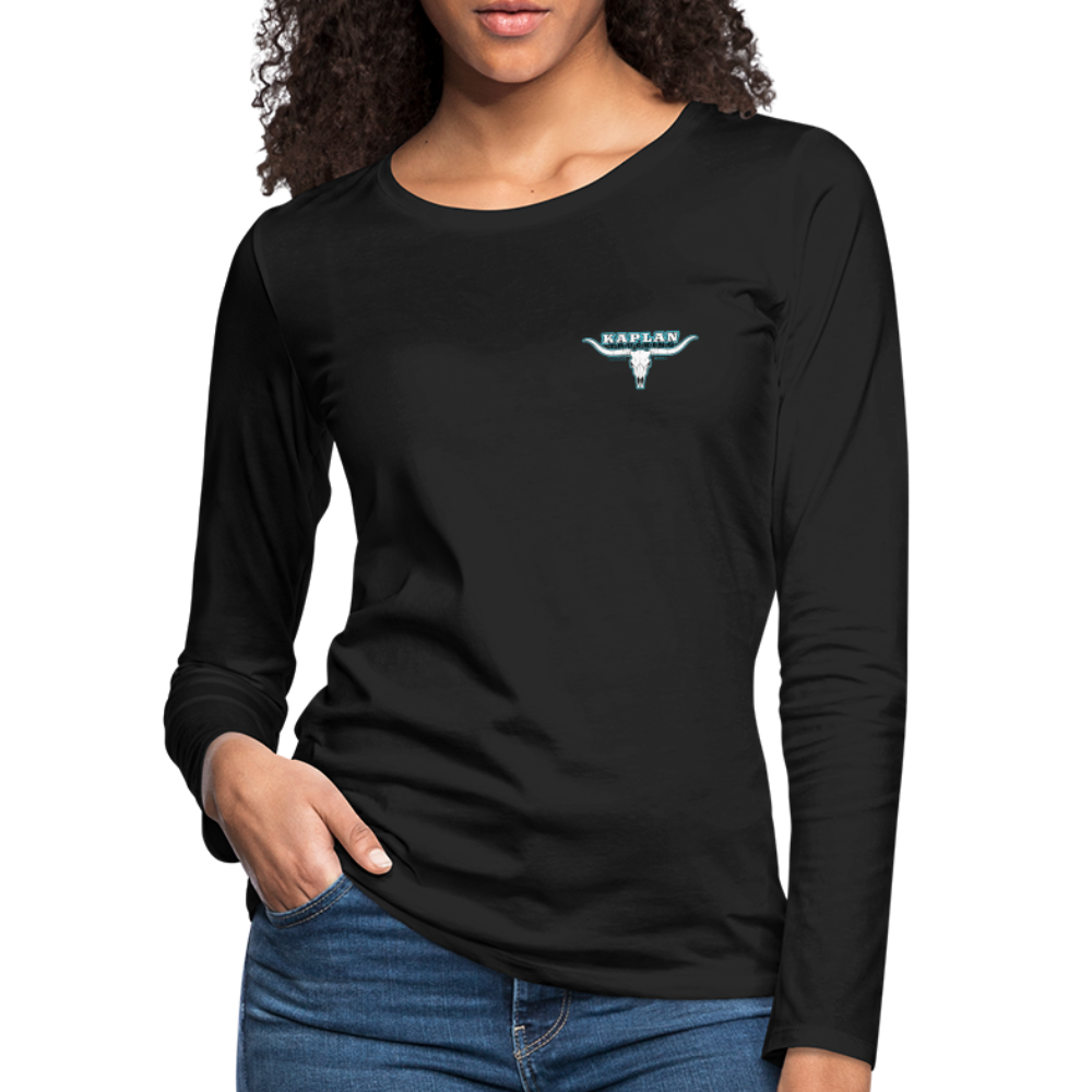 Women's Premium Long Sleeve T-Shirt - black