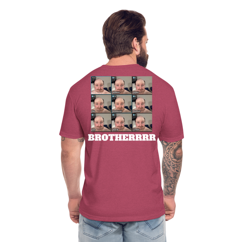 Brother Shack - heather burgundy