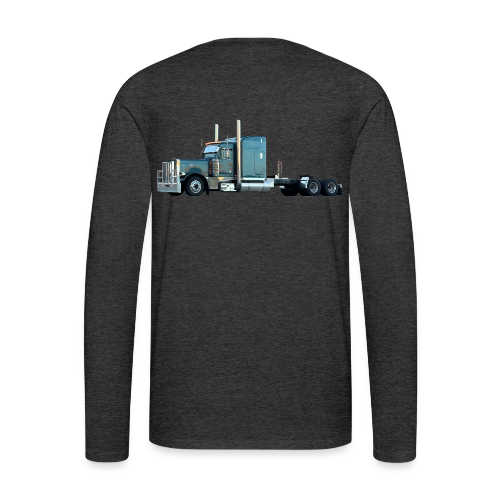 Men's Premium Long Sleeve T-Shirt - charcoal grey