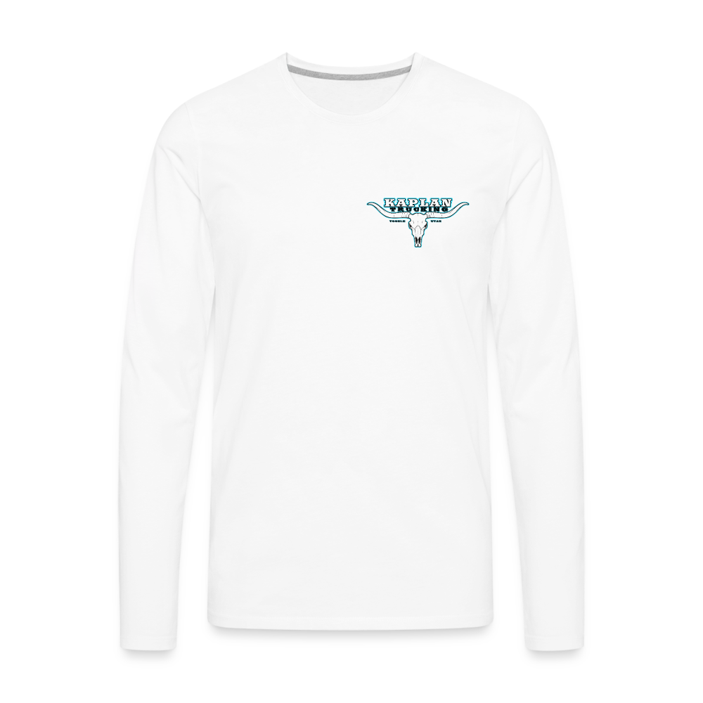 Men's Premium Long Sleeve T-Shirt - white