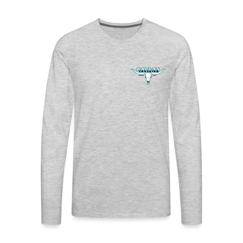 Men's Premium Long Sleeve T-Shirt - heather gray