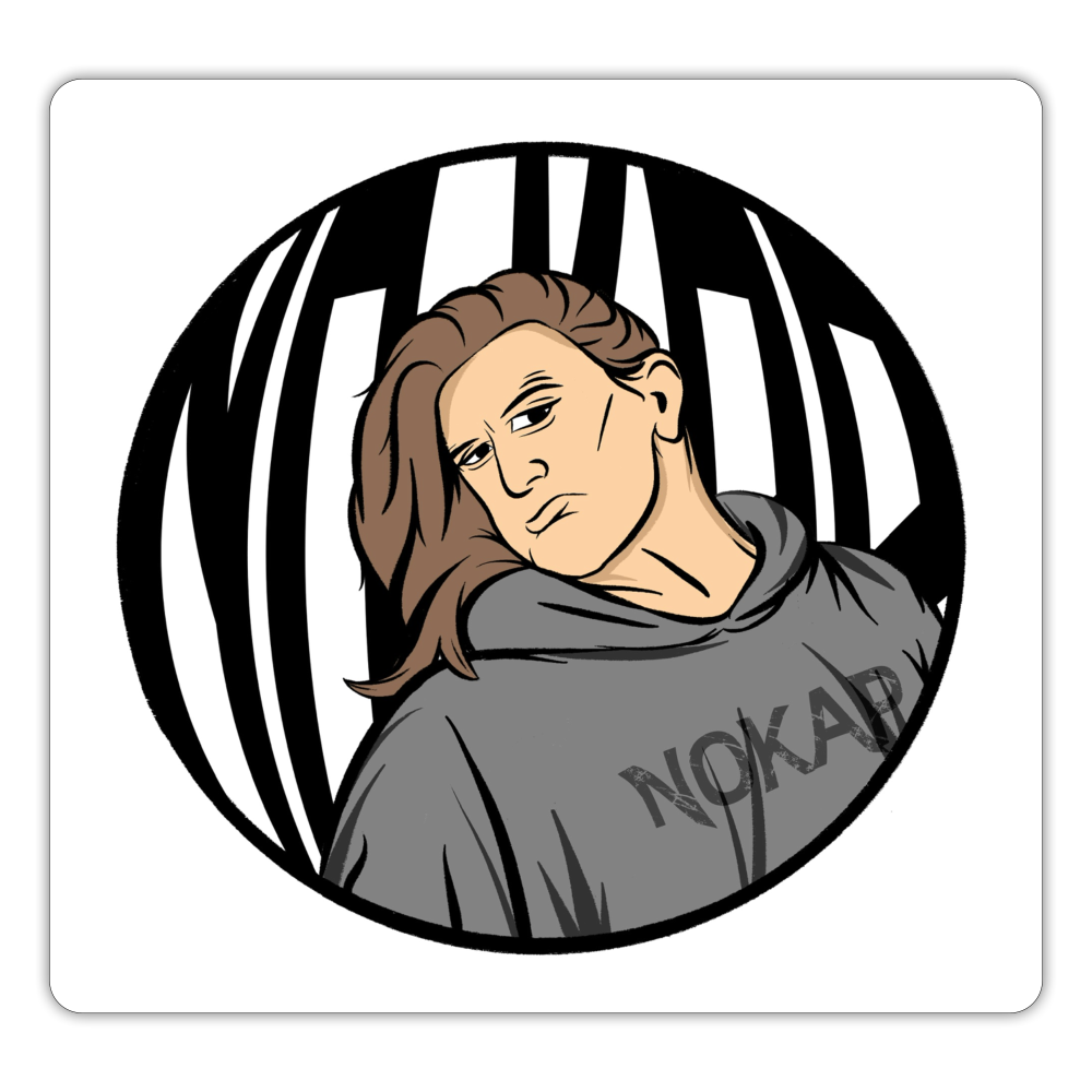 NoKap logo - white matte