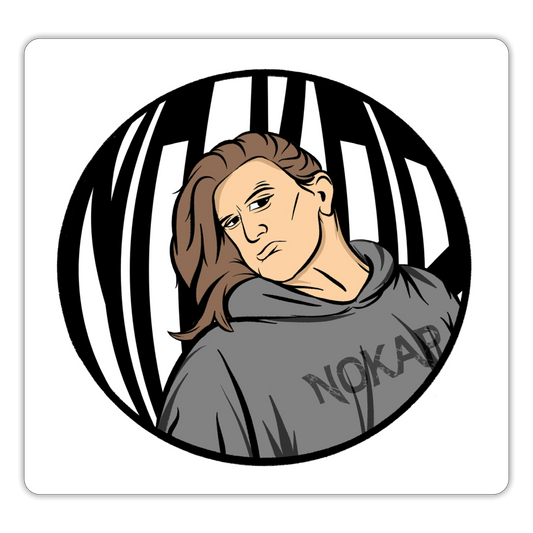 NoKap logo - white matte